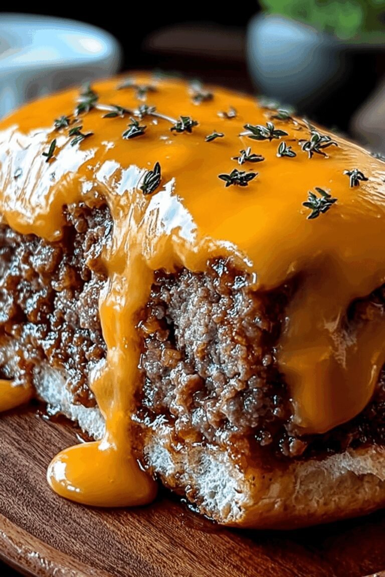 Cheeseburger Meatloaf Cheddar Roll 22.Png