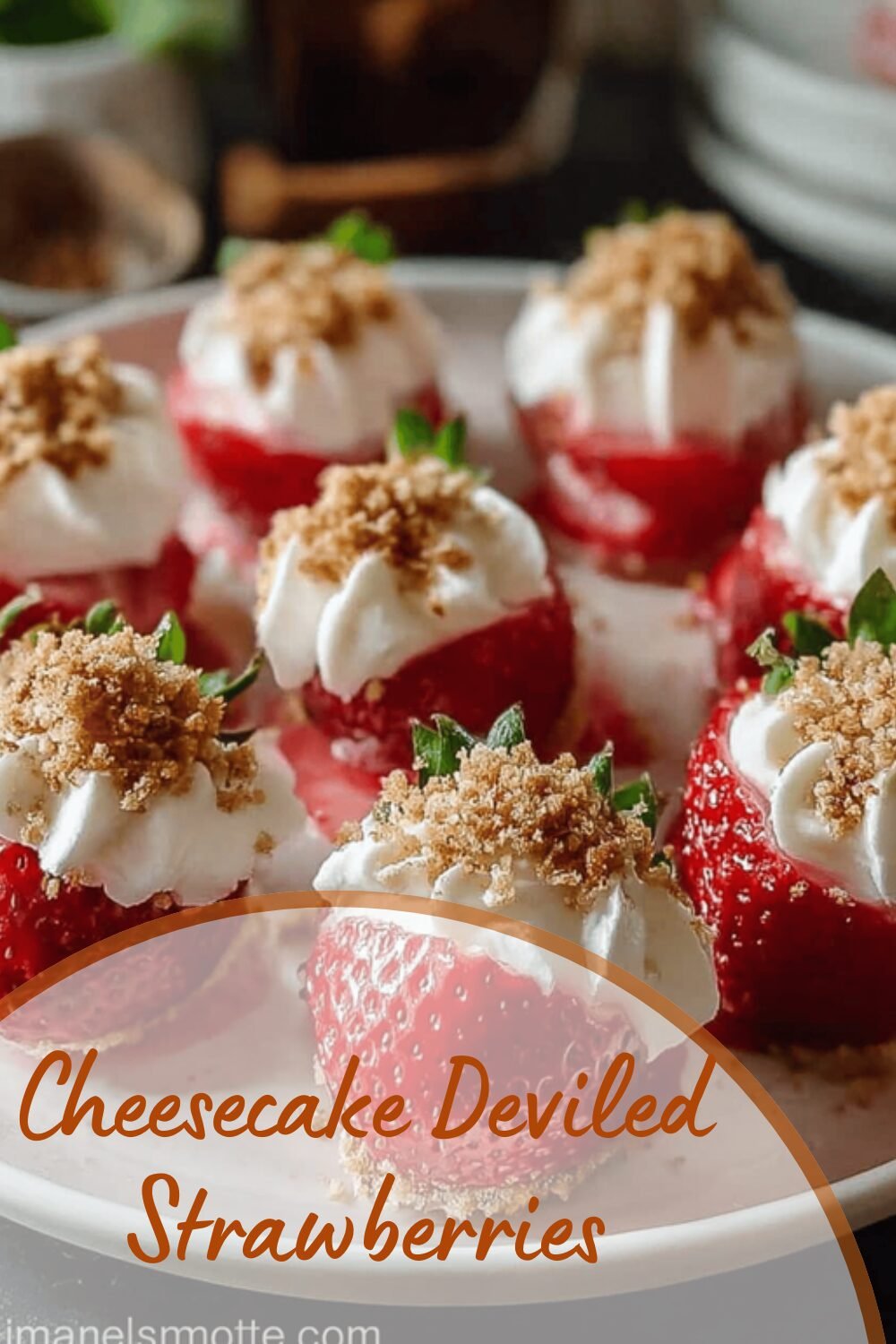 Cheesecake Deviled Strawberries