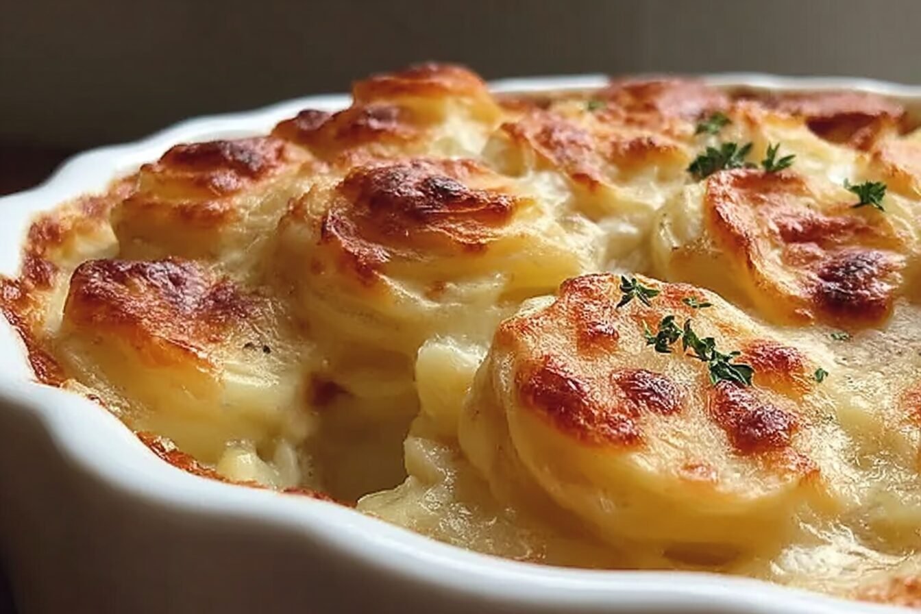 Au Gratin Potatoes Creamy Cheesy Recipe For Family Meals 6 Cheesy Au Gratin Potatoes