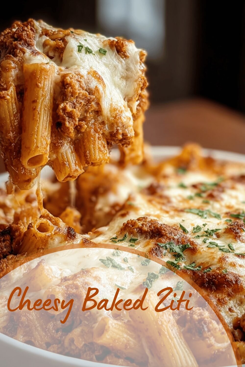 Cheesy Baked Ziti With Creamy Sauce And Crispy Topping 7 Cheesy Baked Ziti
