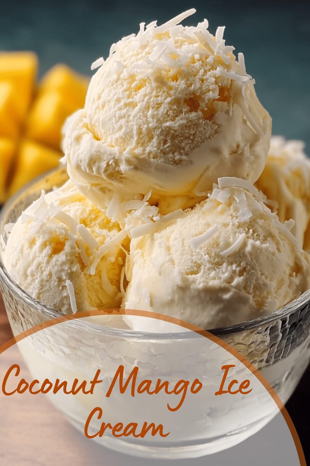 Coconut Mango Ice Cream