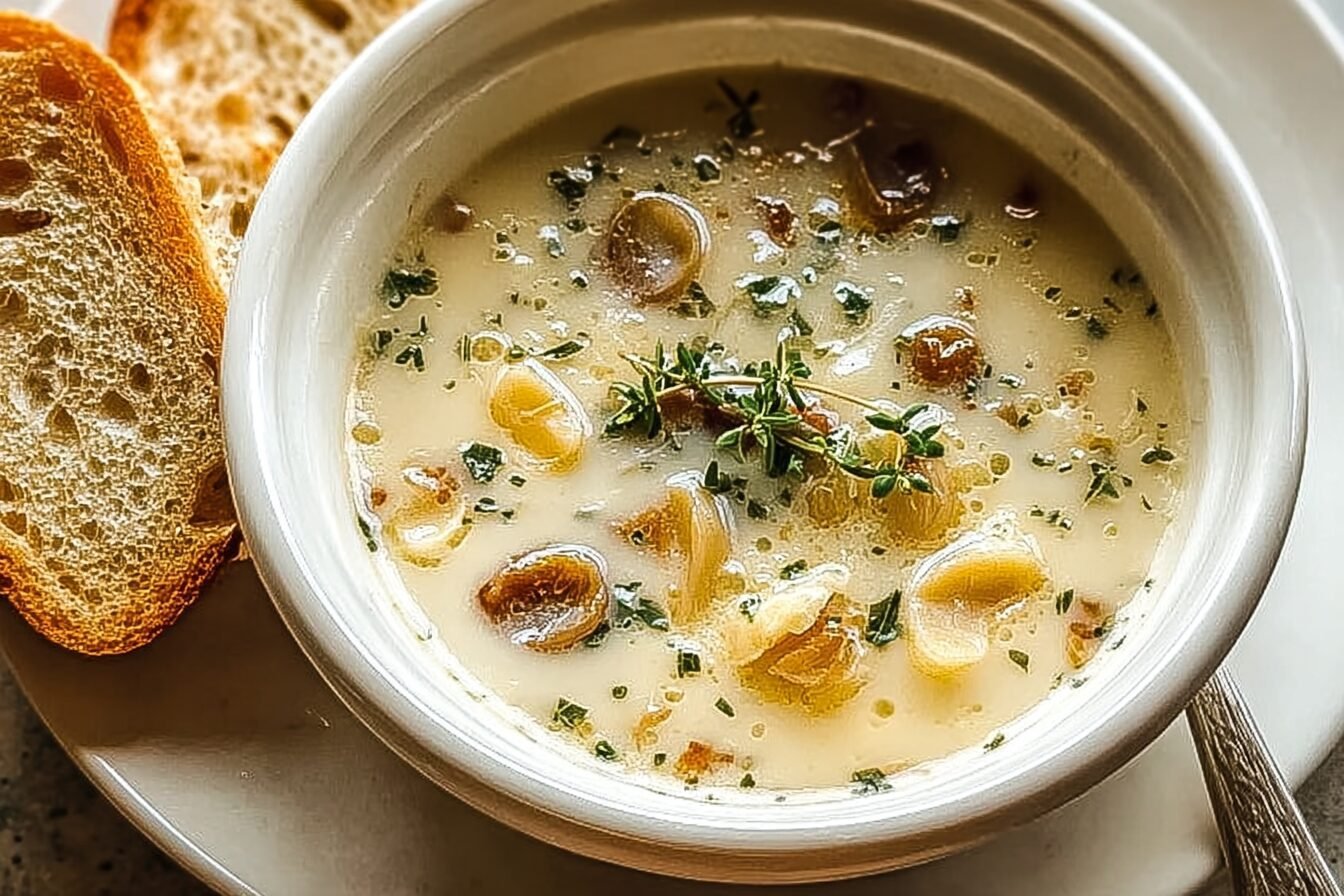 French Garlic Soup Recipe With Rich, Flavorful Ingredients For Comfort 6 Country French Garlic Soup