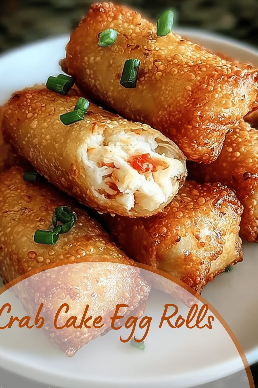 Crab Cake Egg Rolls