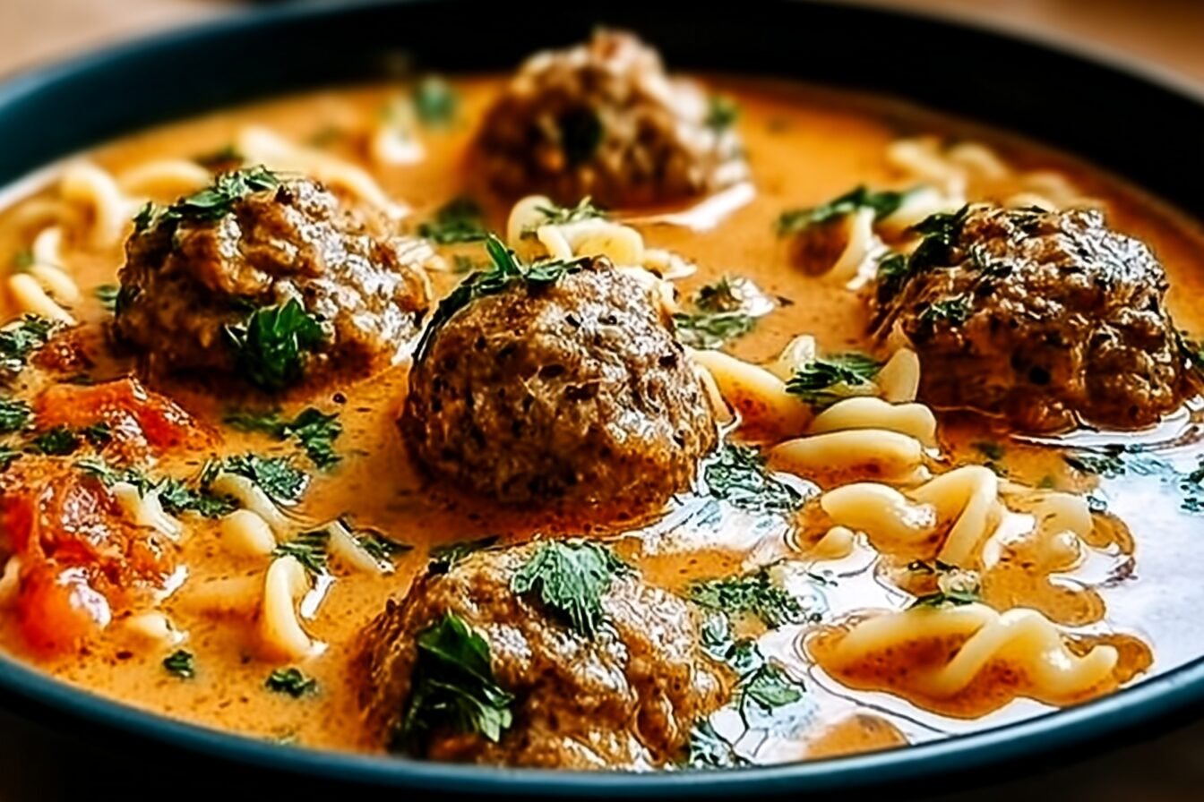 Creamy Italian Meatball Soup Recipe With Hearty Flavors And Simple Ingredients 6 Creamy Italian Meatball Soup