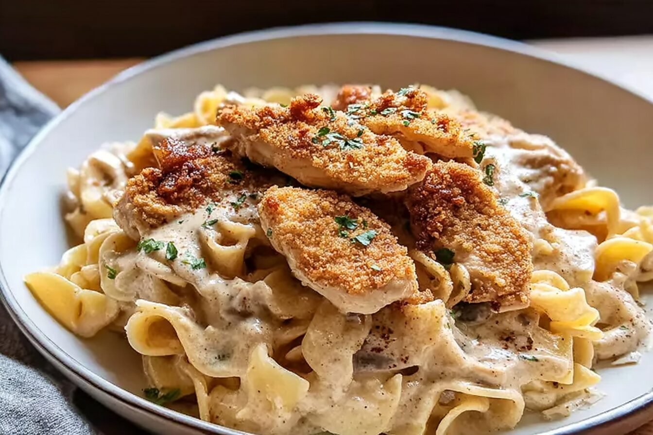 Creamy Parmesan Chicken Pasta