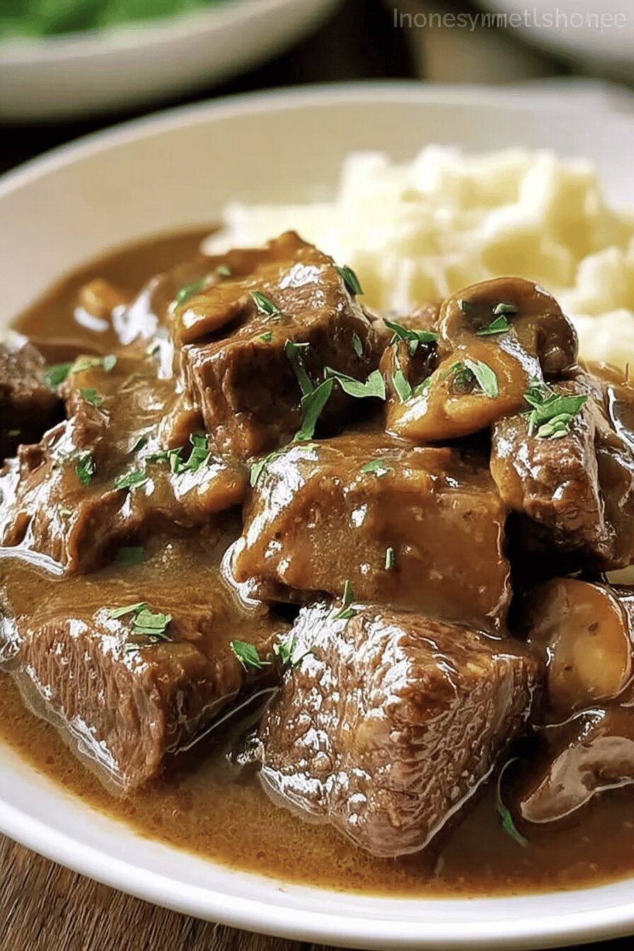 Crock Pot Cubed Steak