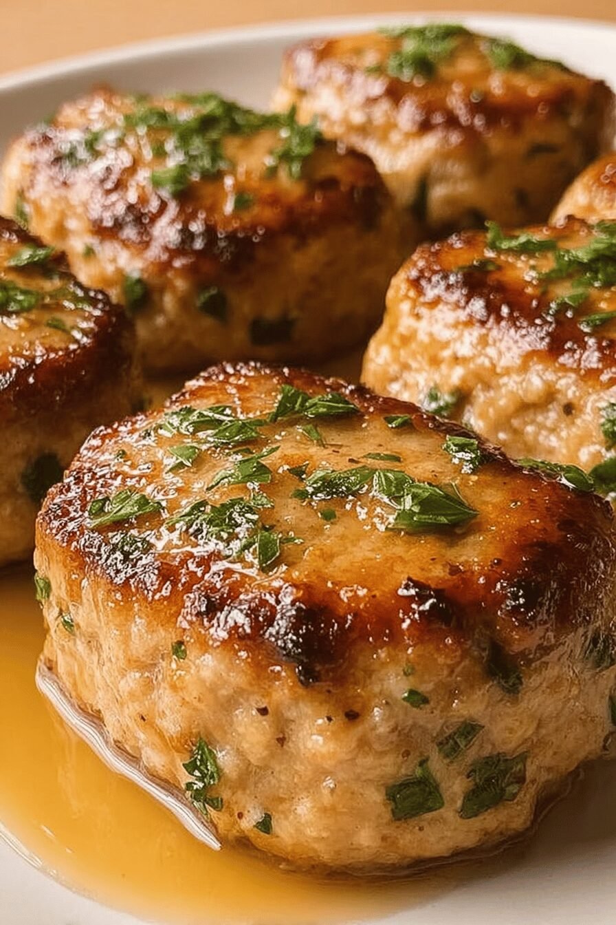 Garlic Parmesan Chicken Meatloaves Recipe With Savory Flavor 6 Garlic Parmesan Chicken Meatloaves