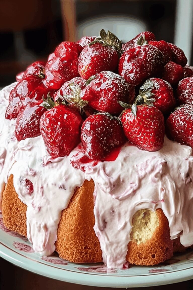Homemade Strawberry Cream Cake 3.Png