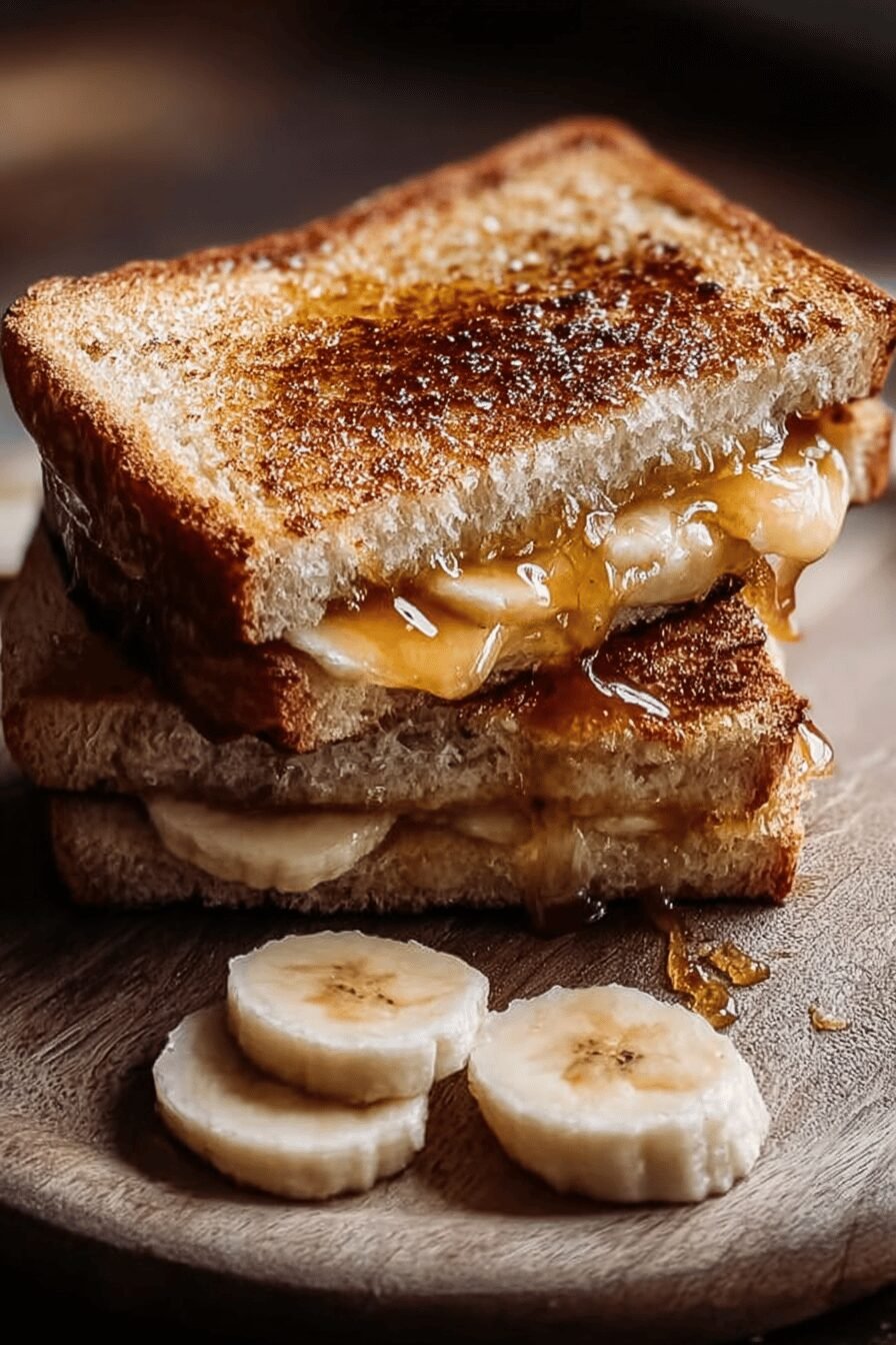 Honey Banana Grilled Cheese