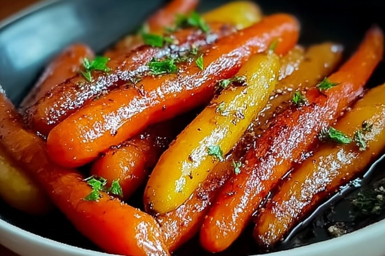 Honey Garlic Butter Roasted Carrots Recipe With Sweet And Savory Flavor 6 Honey Garlic Butter Roasted Carrots
