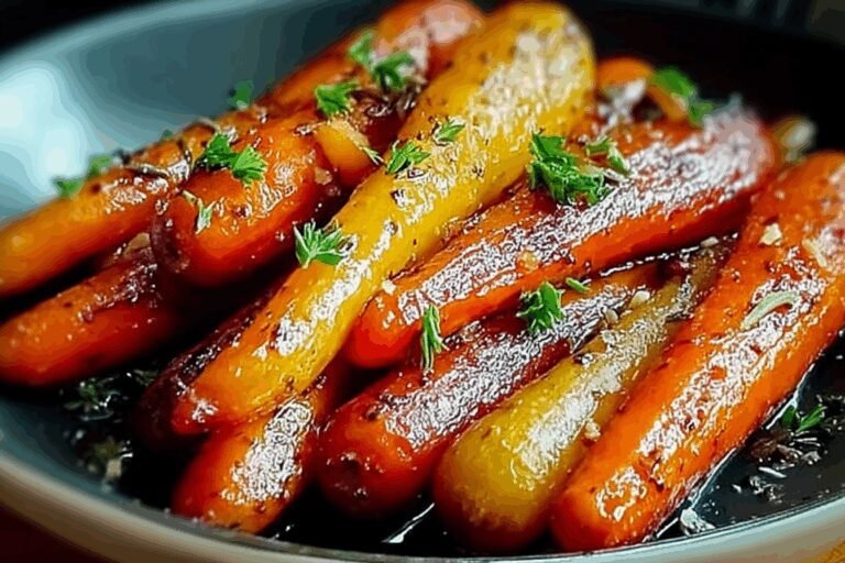 Honey Garlic Butter Roasted Carrots 7.Png