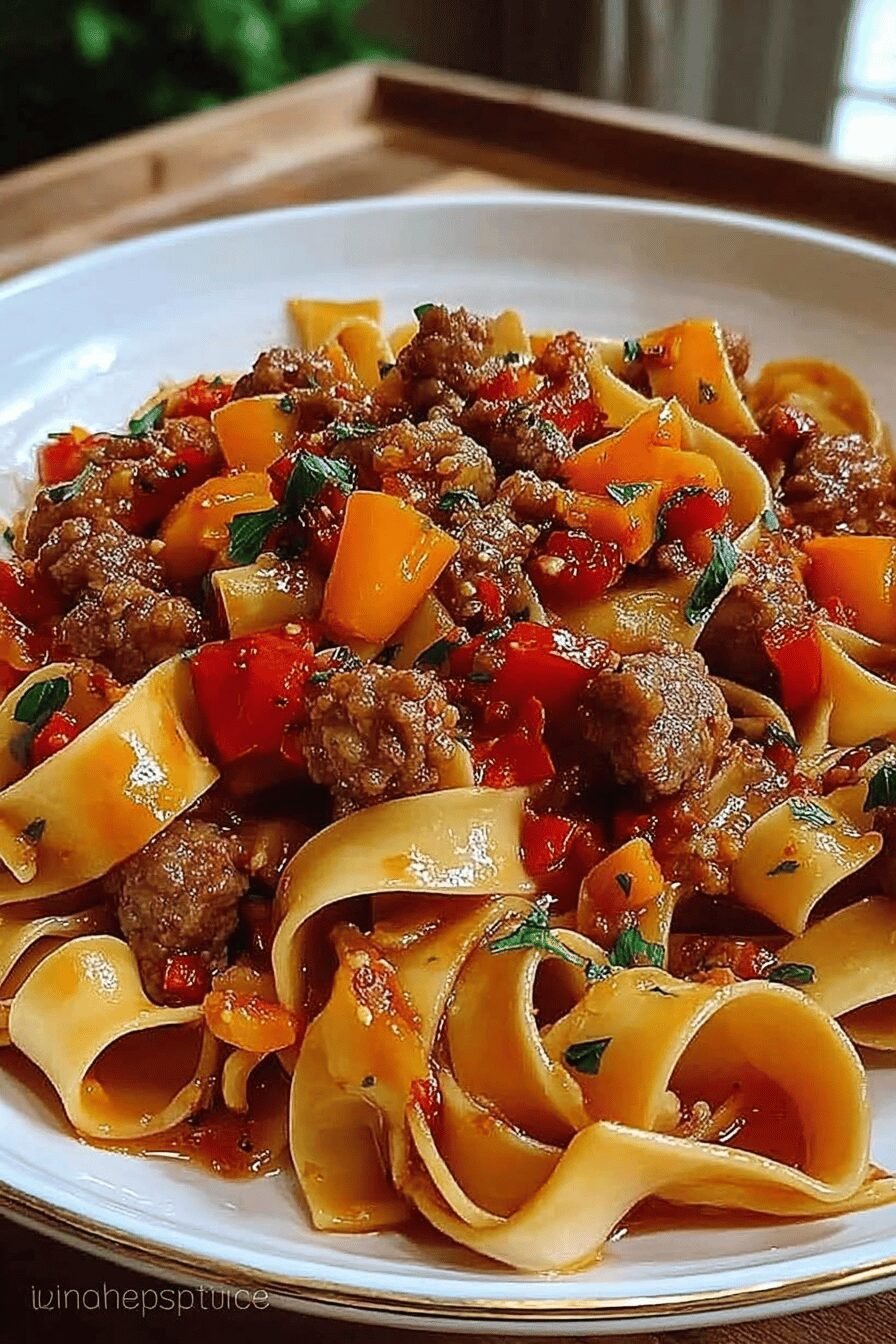 Italian Drunken Noodles
