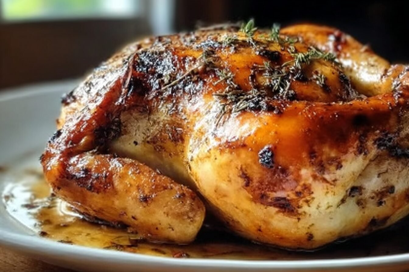 Juicy Smoked Whole Chicken Recipe