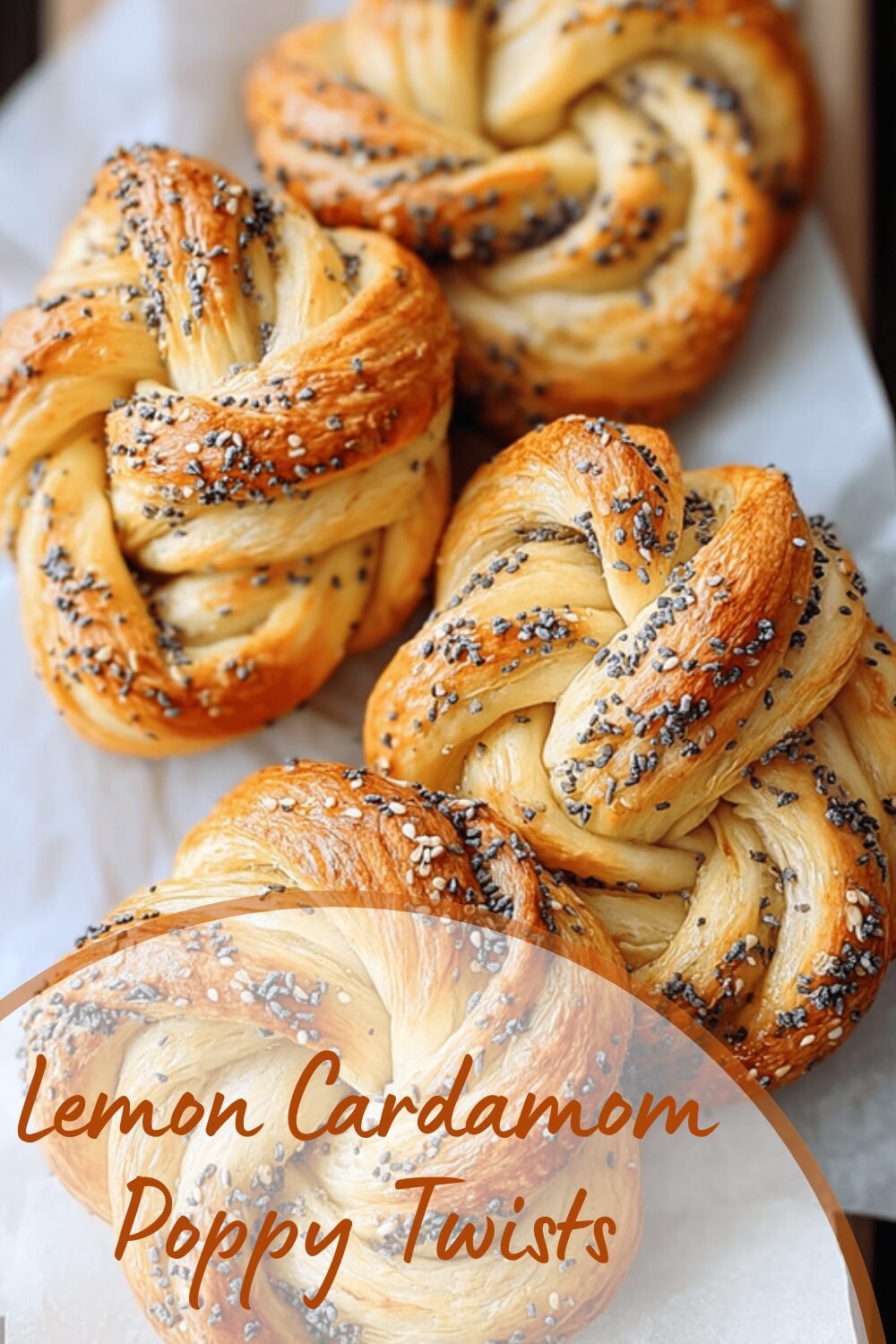 Lemon Cardamom Poppy Twists