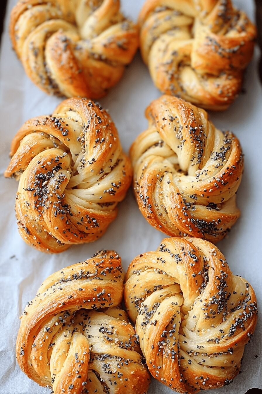 Lemon Cardamom Poppy Twists