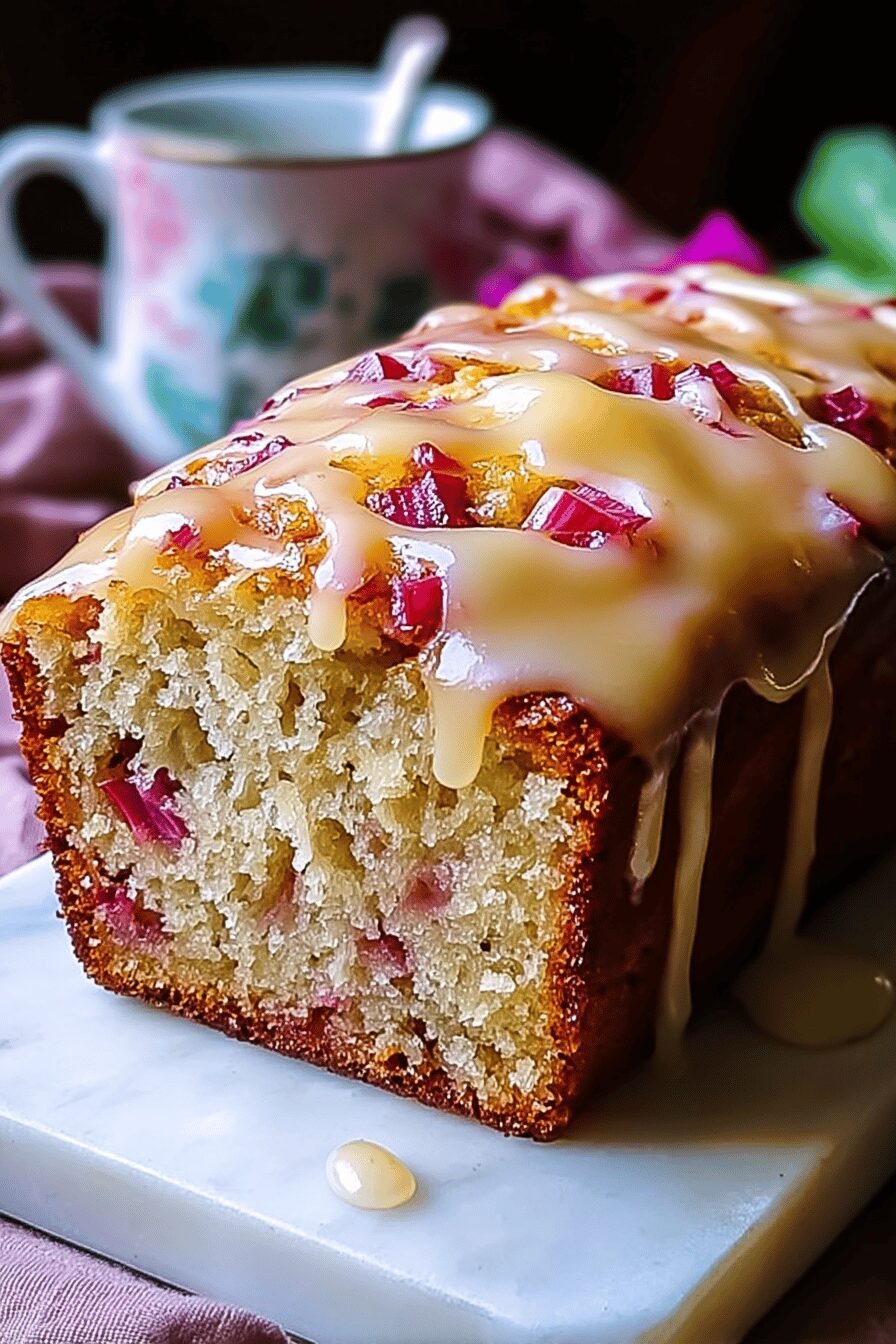 Lemon Rhubarb Loaf
