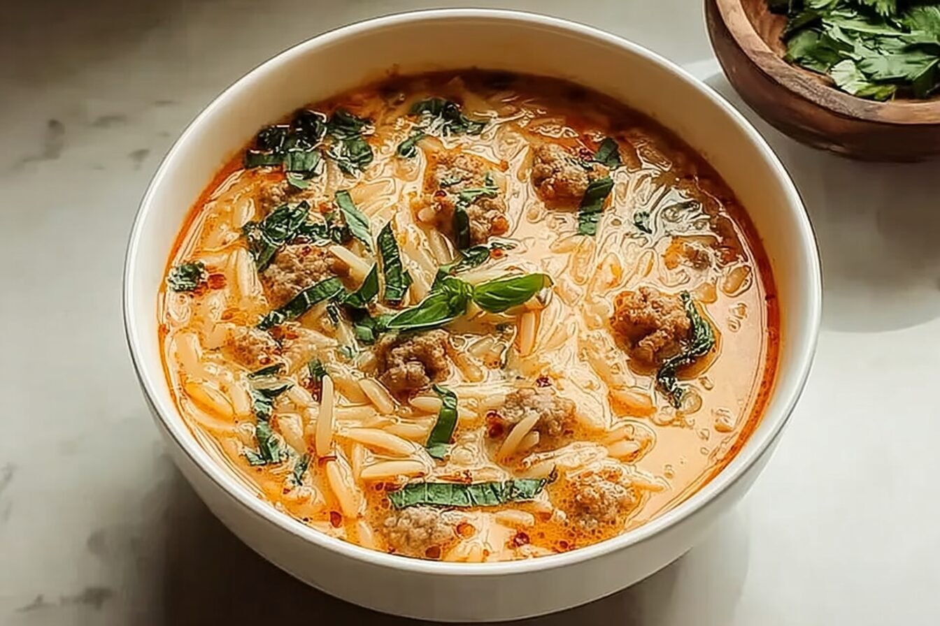 Marry Me Sausage Orzo Soup Recipe With Hearty Sausage And Vegetables 6 Marry Me Sausage Orzo Soup