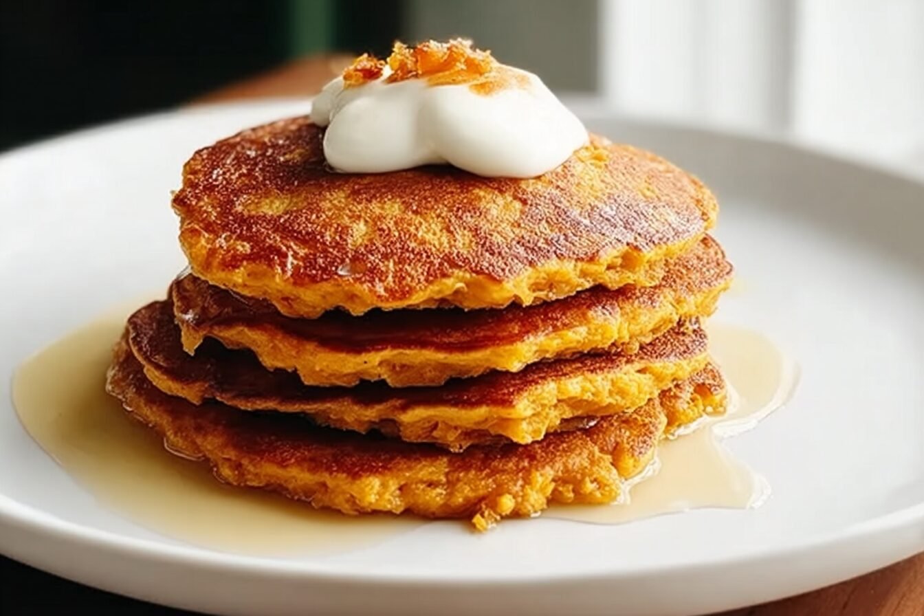 Oatmeal Pumpkin Pancakes