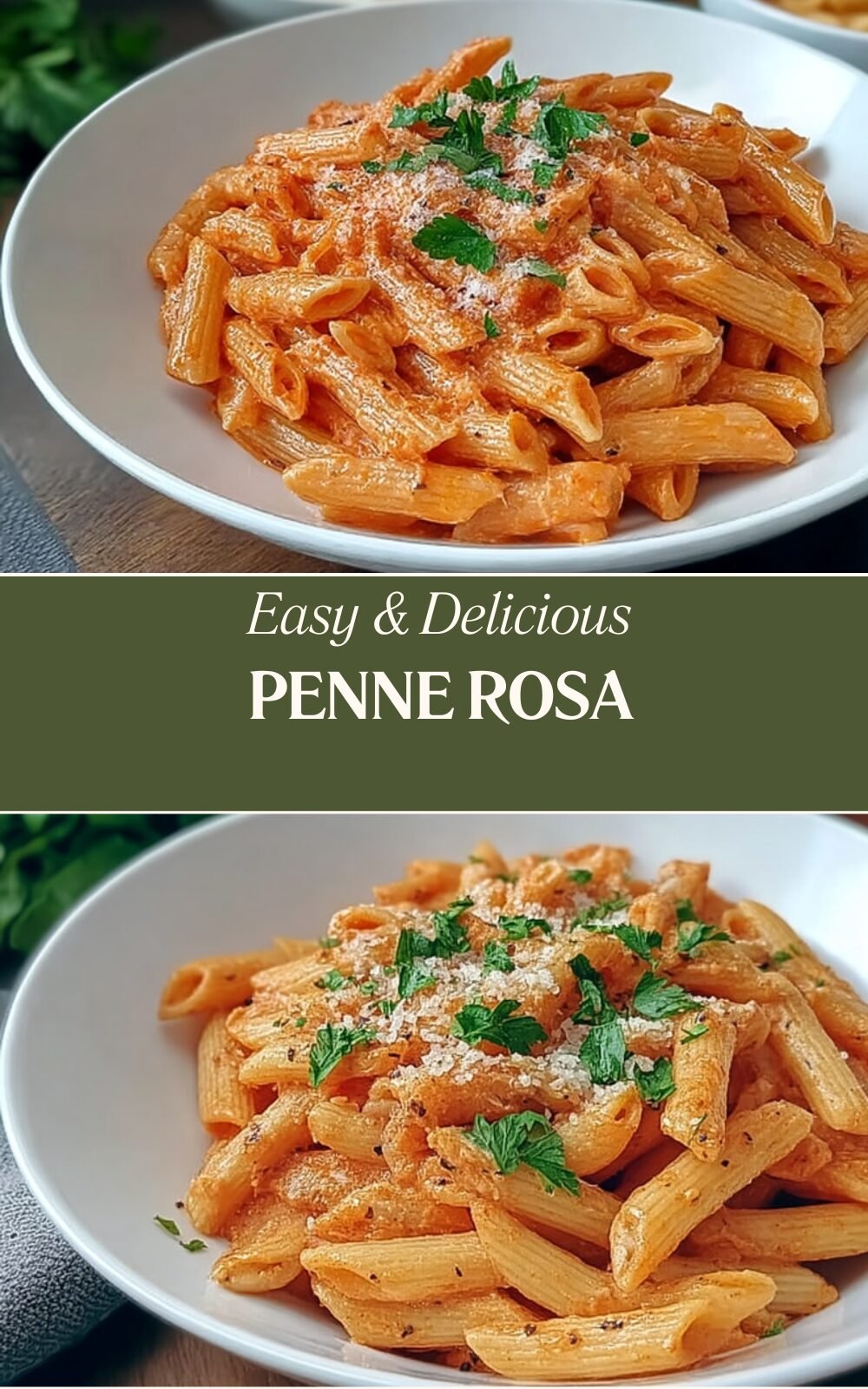 Penne Rosa Recipe With Creamy Tomato Sauce And Fresh Herbs 7 Penne Rosa