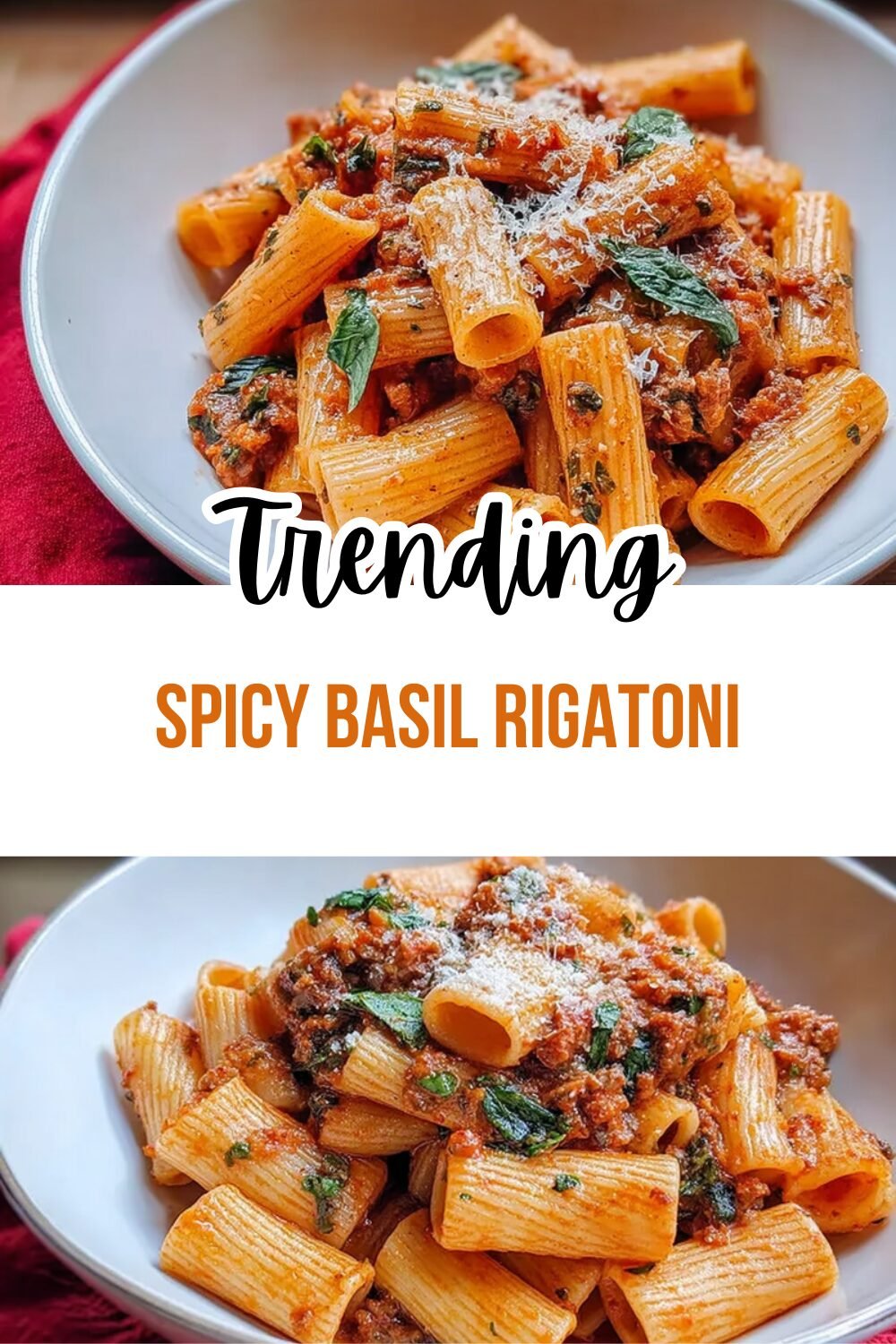 Spicy Basil Rigatoni Recipe With Rich Tomato Sauce And Fresh Herbs 7 Spicy Basil Rigatoni