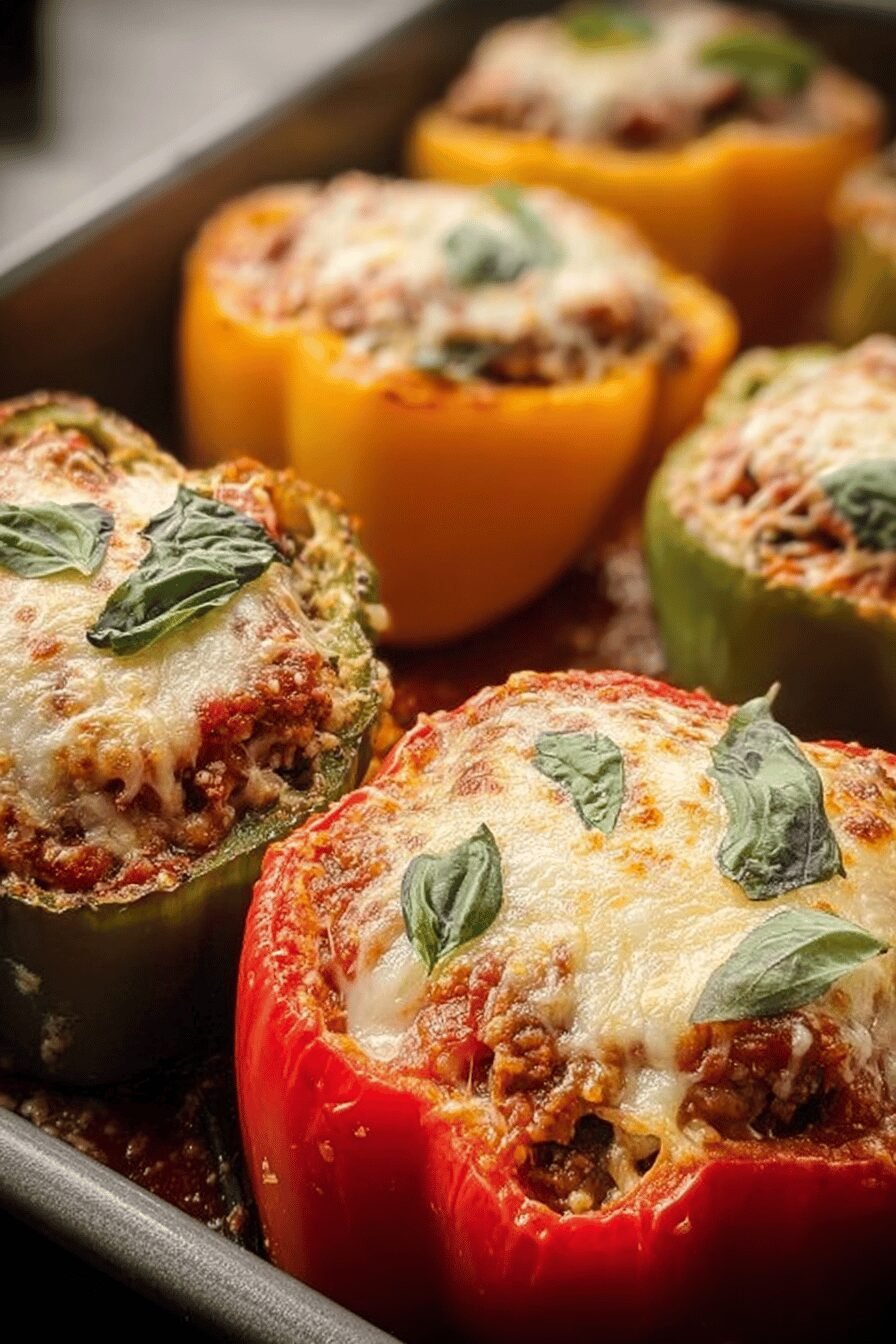 Classic Stuffed Peppers Recipe With Savory Filling And Simple Ingredients 6 Stuffed Bell Peppers
