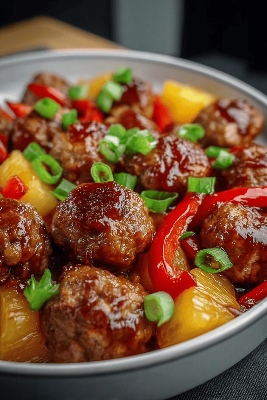 Sweet And Sour Meatballs Recipe With Tangy Glaze And Tender Flavor 6 Sweet And Sour Meatballs