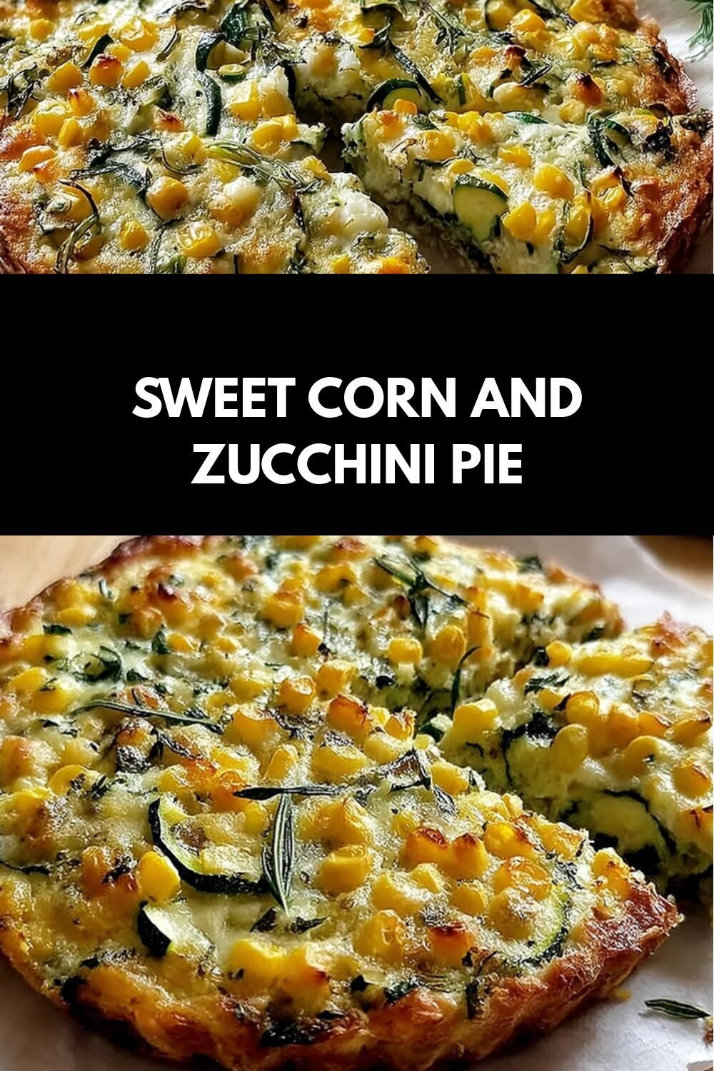 Sweet Corn And Zucchini Pie