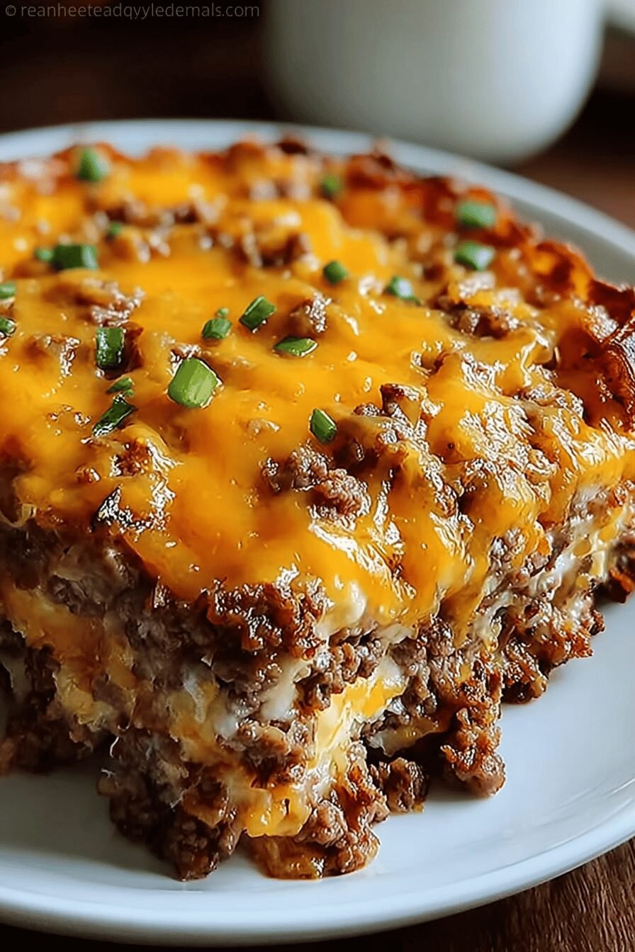 Upside Down Meat Cake Recipe With Savory Layers And Easy Prep 6 Upside Down Cheesy Beef Cake