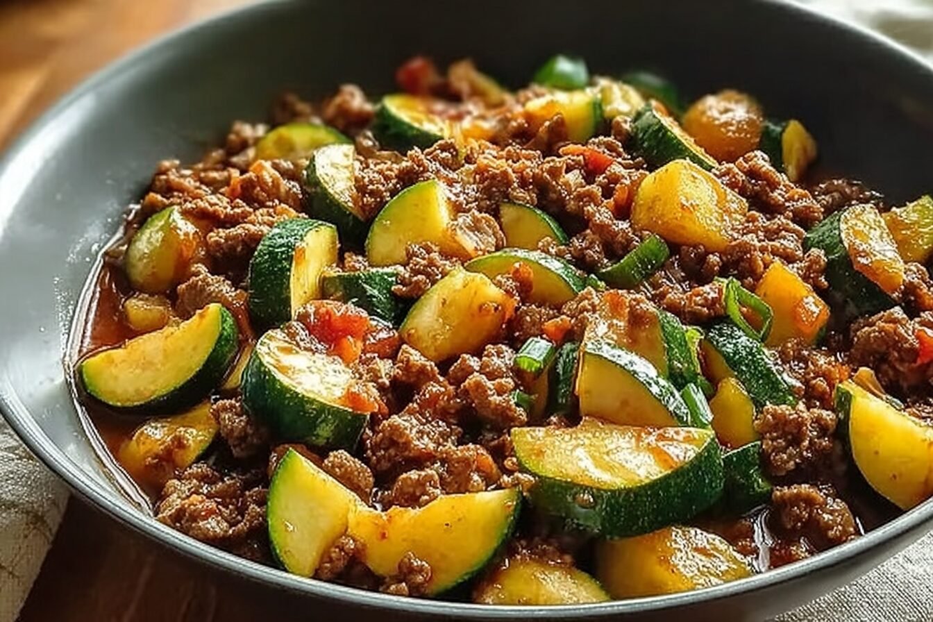 Steak And Zucchini Stir Fry With Savory Garlic Sauce 6 Zucchini Beef Stir Fry