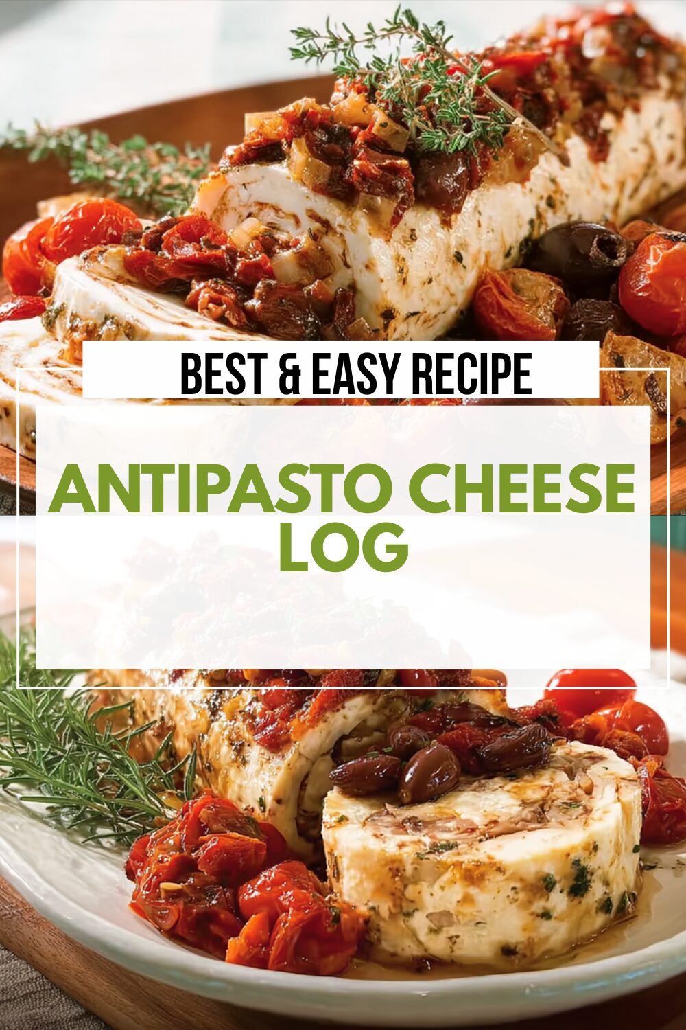 Antipasto Cheese Log