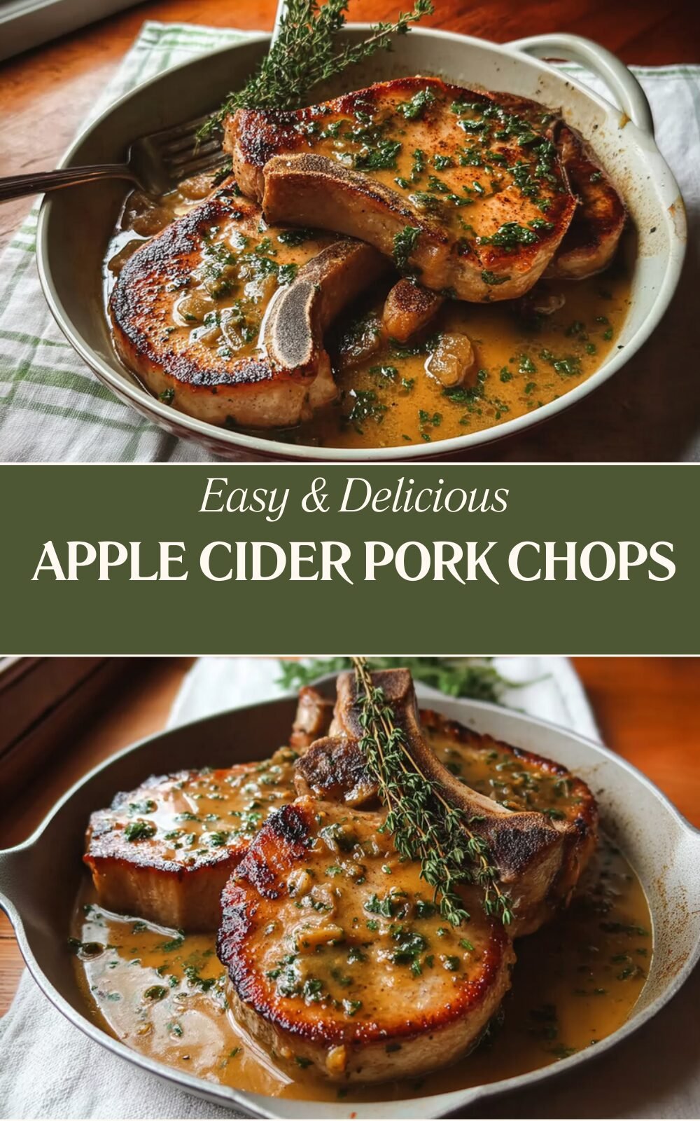 Apple Cider Pork Chops