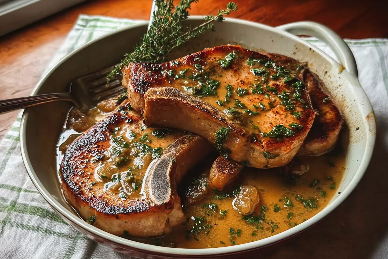 Apple Cider Pork Chops