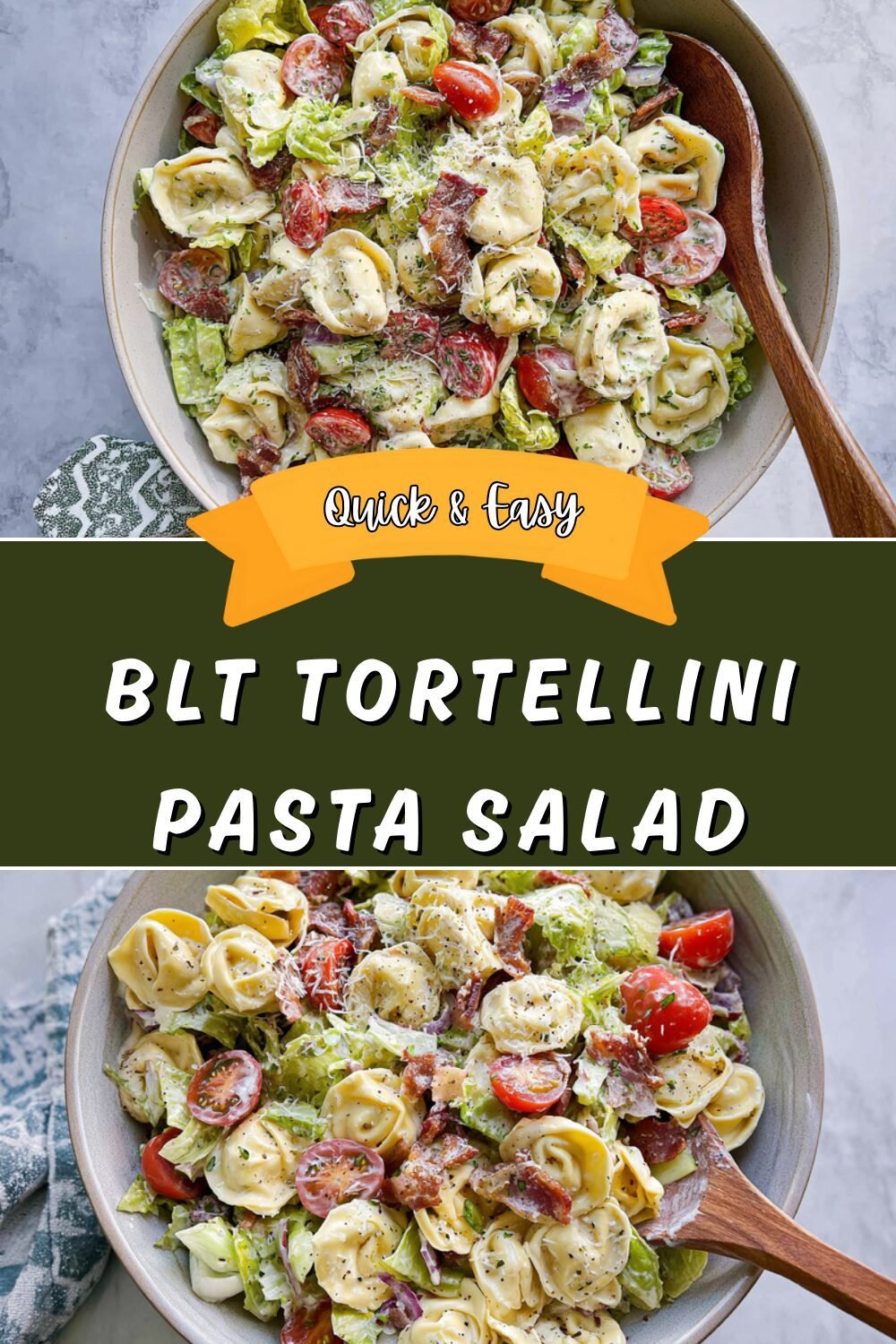 Blt Tortellini Pasta Salad