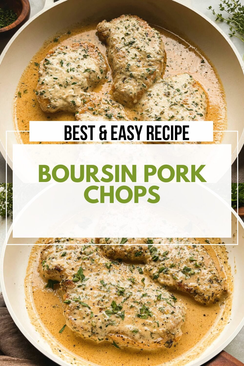 Boursin Pork Chops