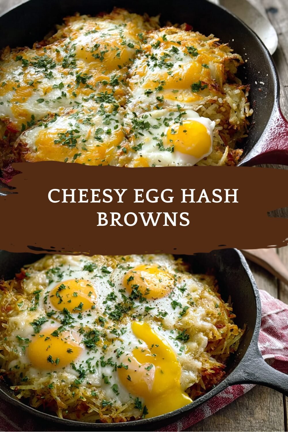 Cheesy Egg Hash Browns