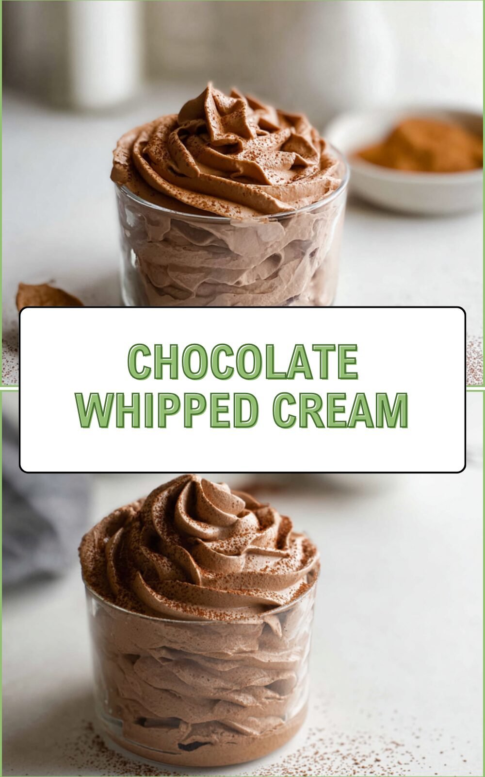 Chocolate Whipped Cream