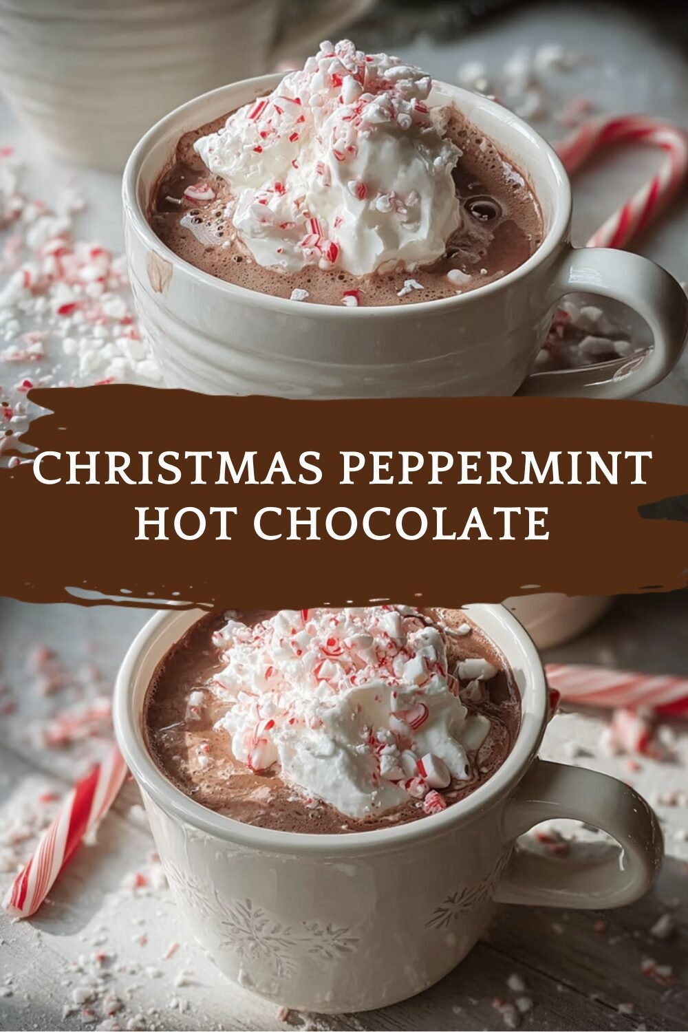 Christmas Peppermint Hot Chocolate