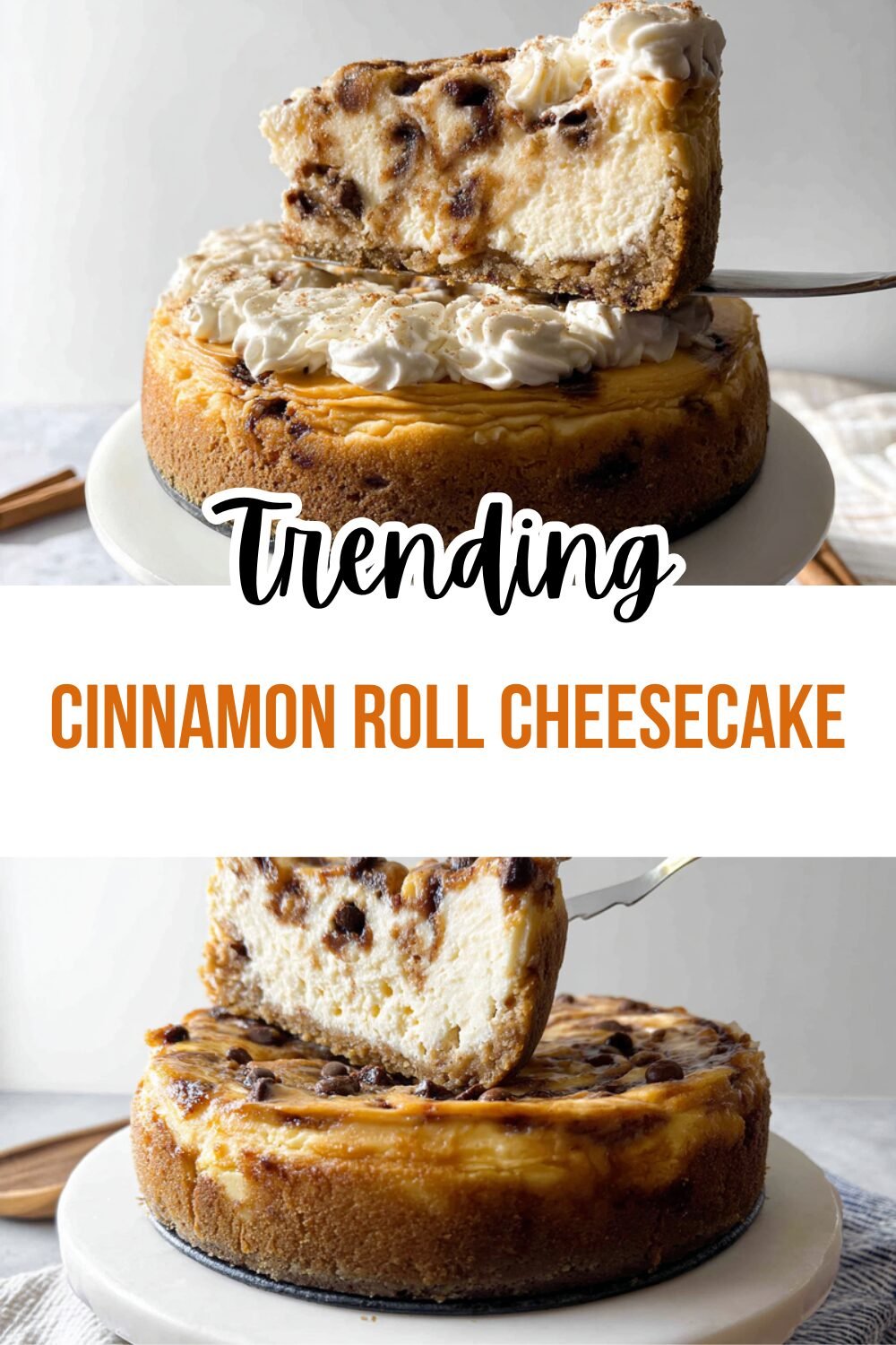 Cinnamon Roll Cheesecake