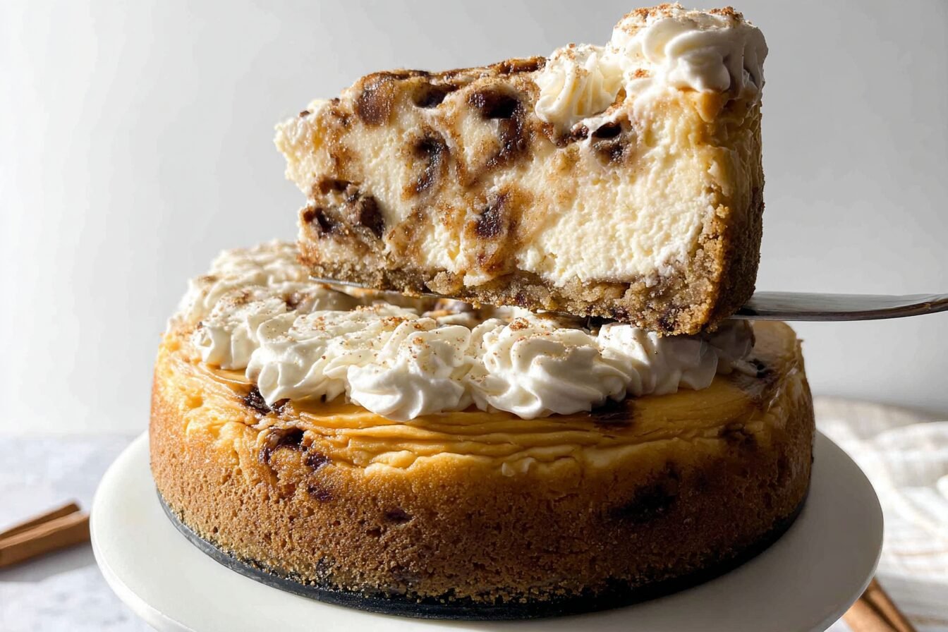 Cinnamon Roll Cheesecake