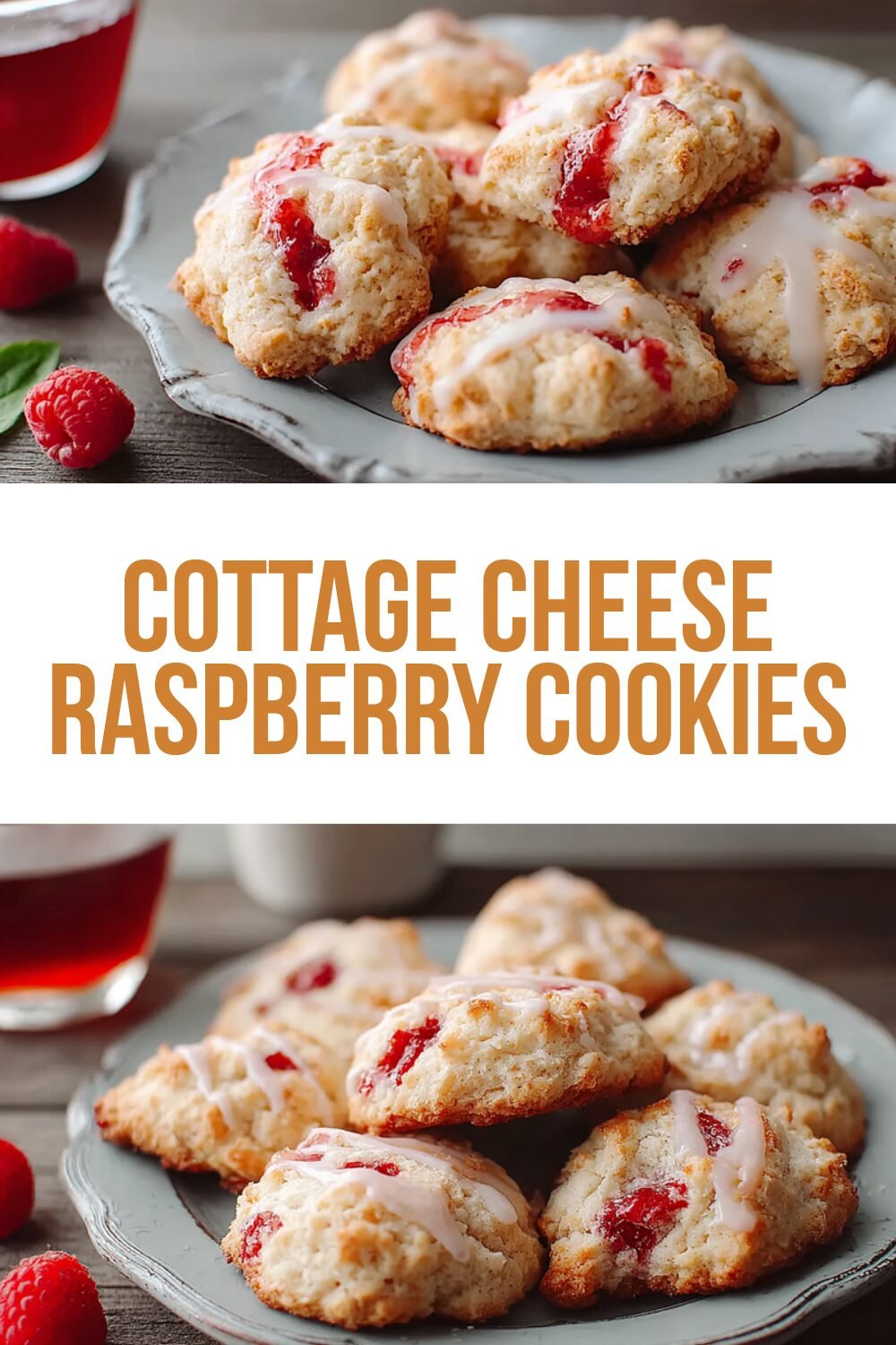 Cottage Cheese Raspberry Cookies