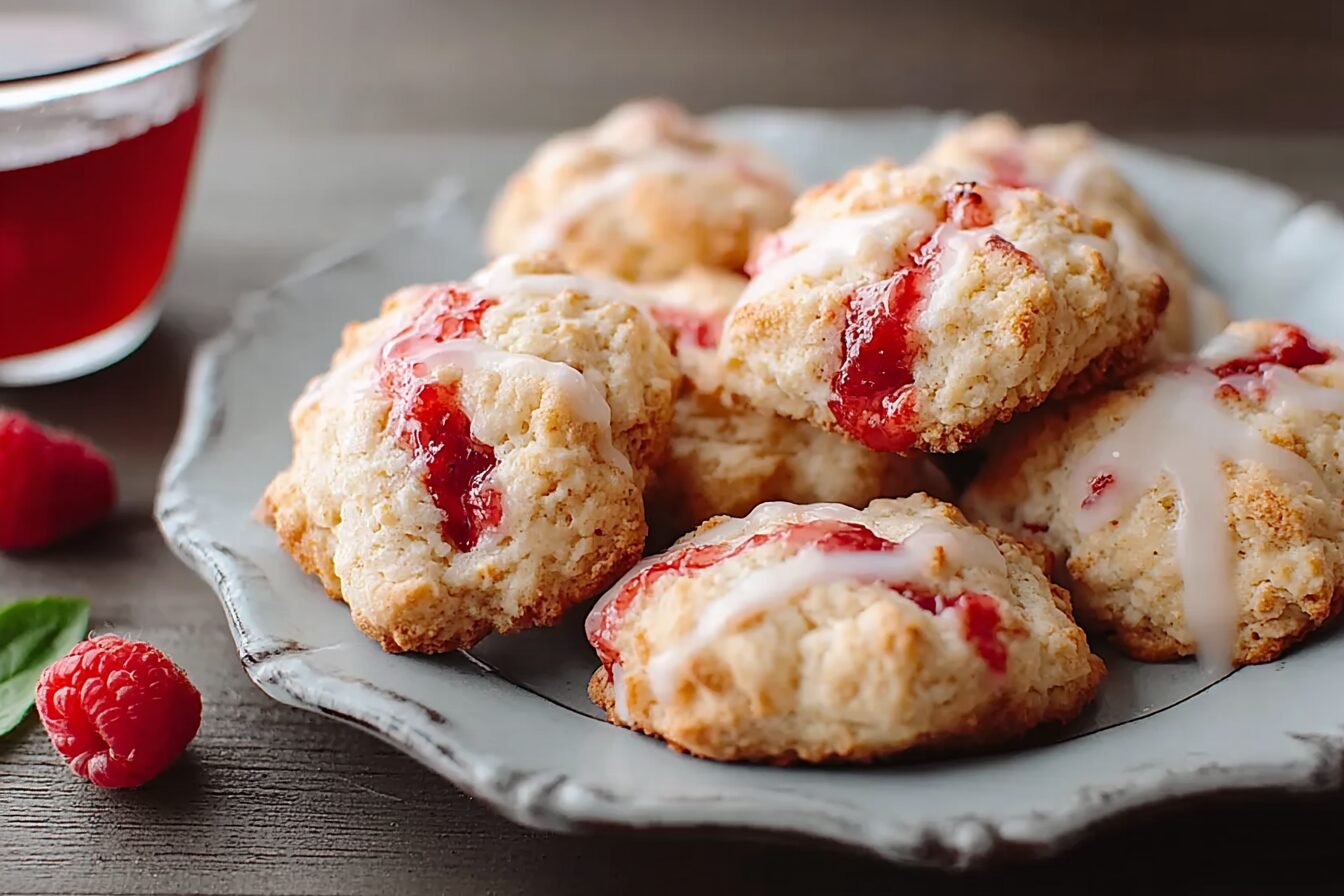 Cottage Cheese Raspberry Cookies