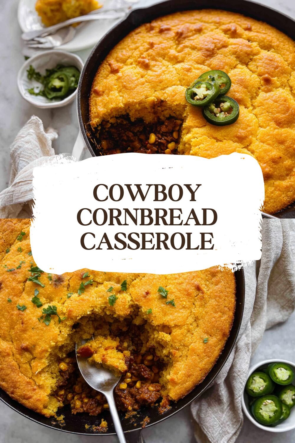 Cowboy Cornbread Casserole