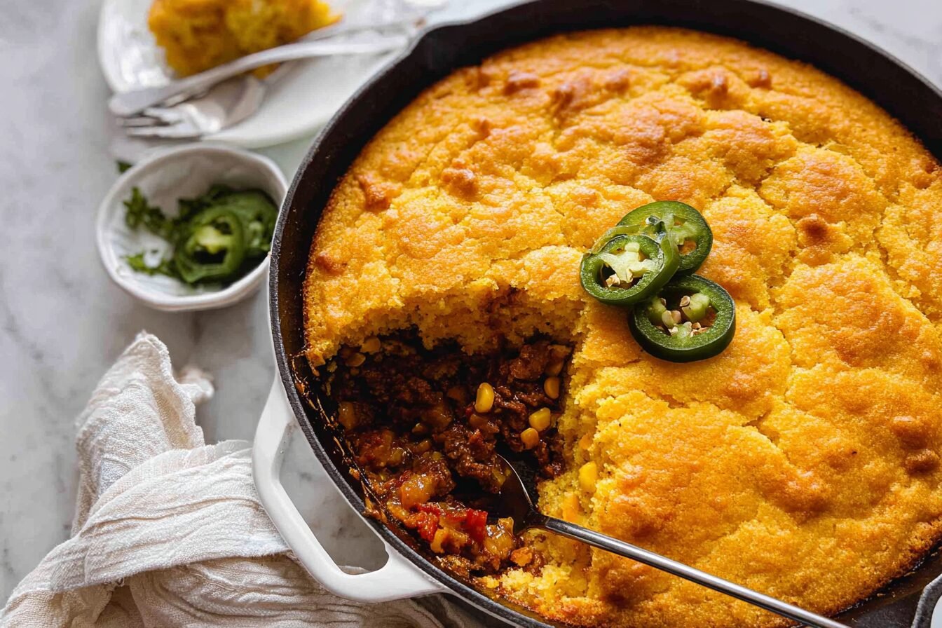 Cowboy Cornbread Casserole