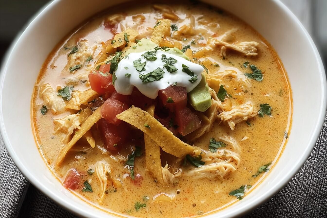 Creamy Chicken Tortilla Soup