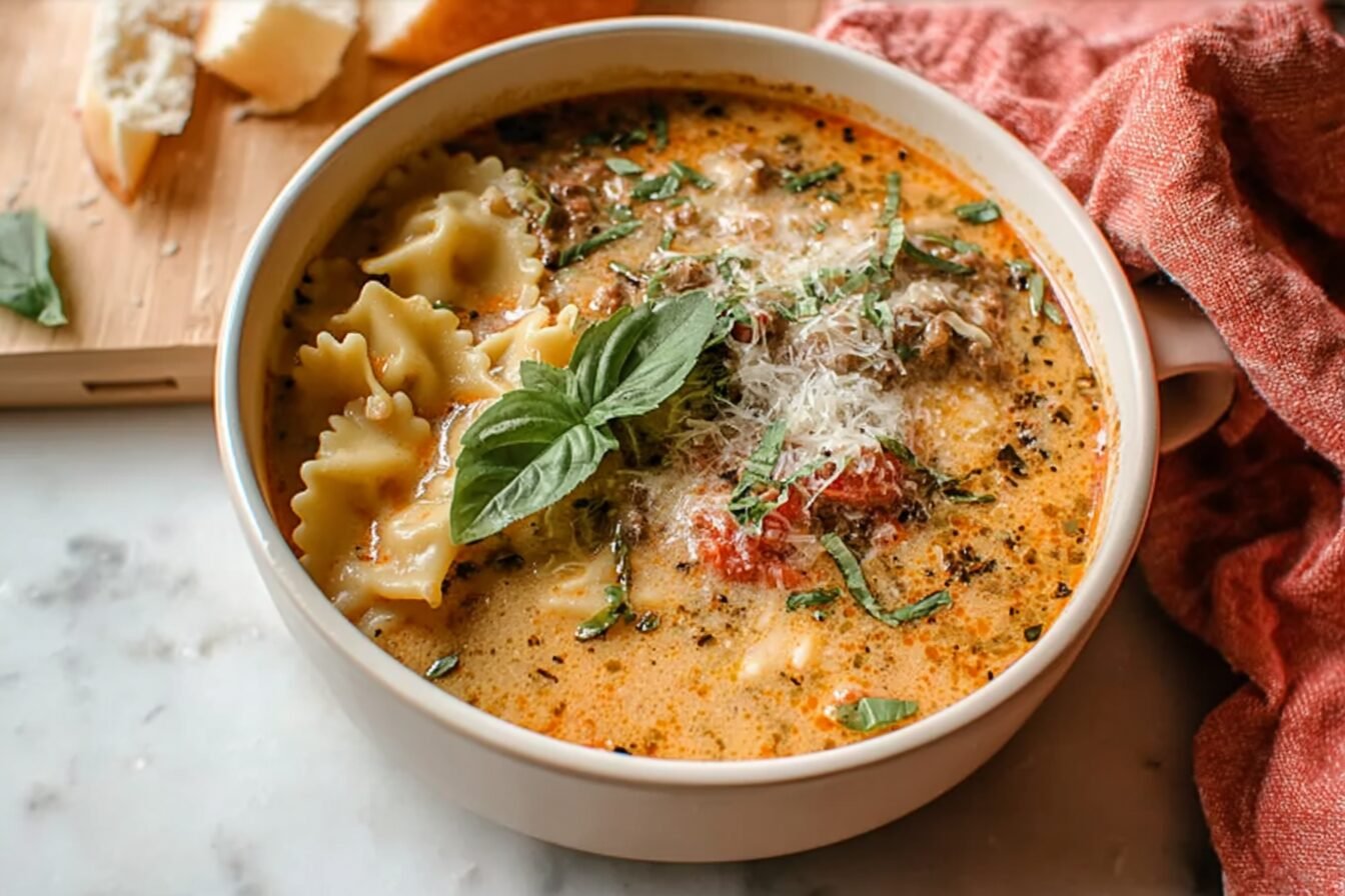 Creamy Lasagna Soup