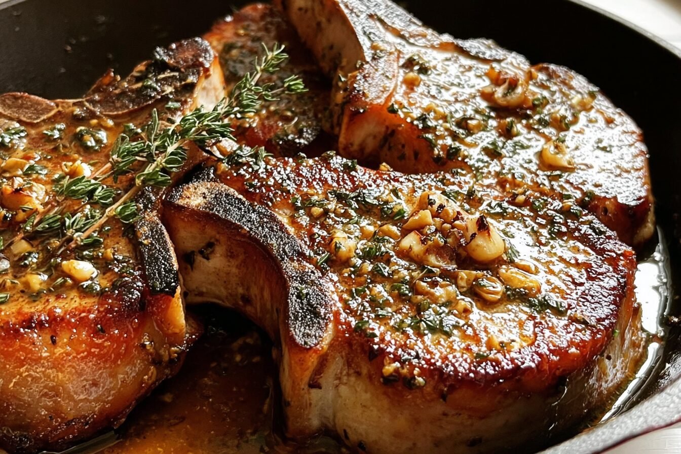 Garlic Butter Pork Chops