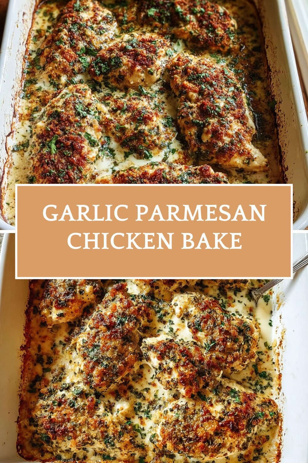 Garlic Parmesan Chicken Bake