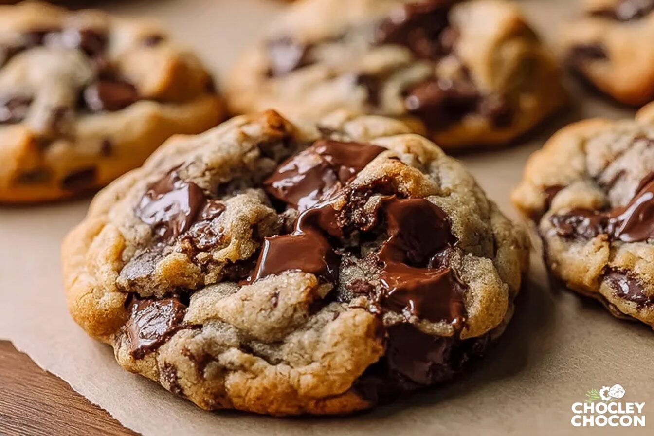 Gooey Chocolate Chip Cookies