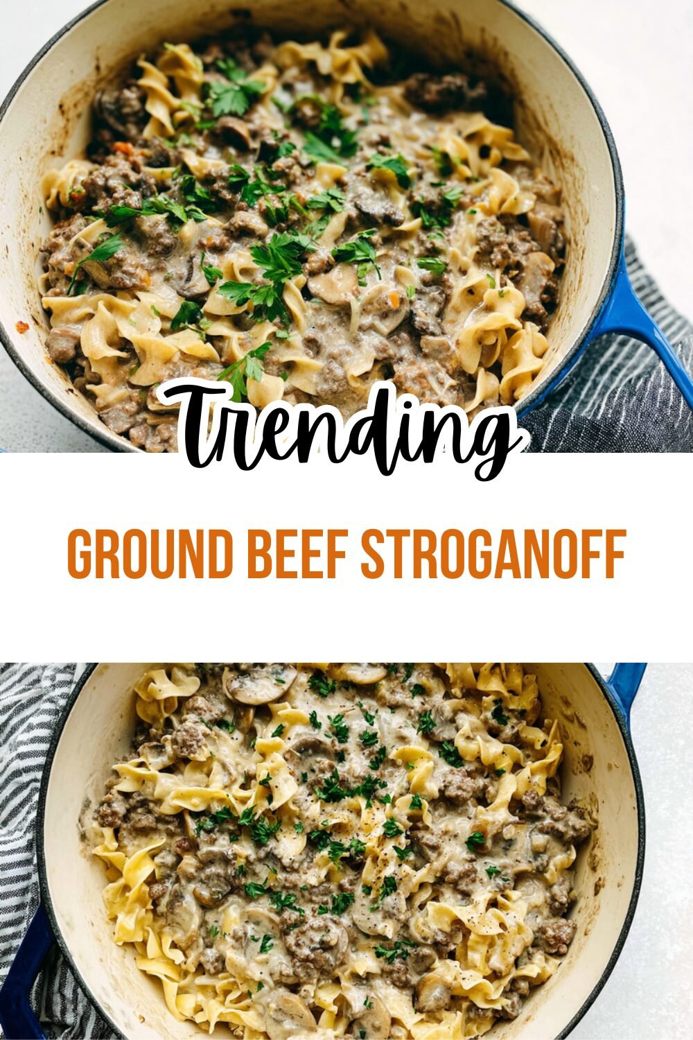 Ground Beef Stroganoff