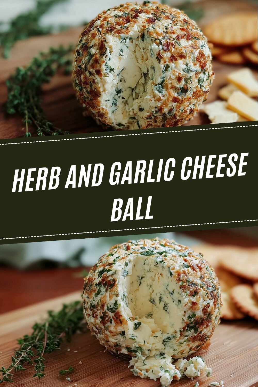 Herb And Garlic Cheese Ball